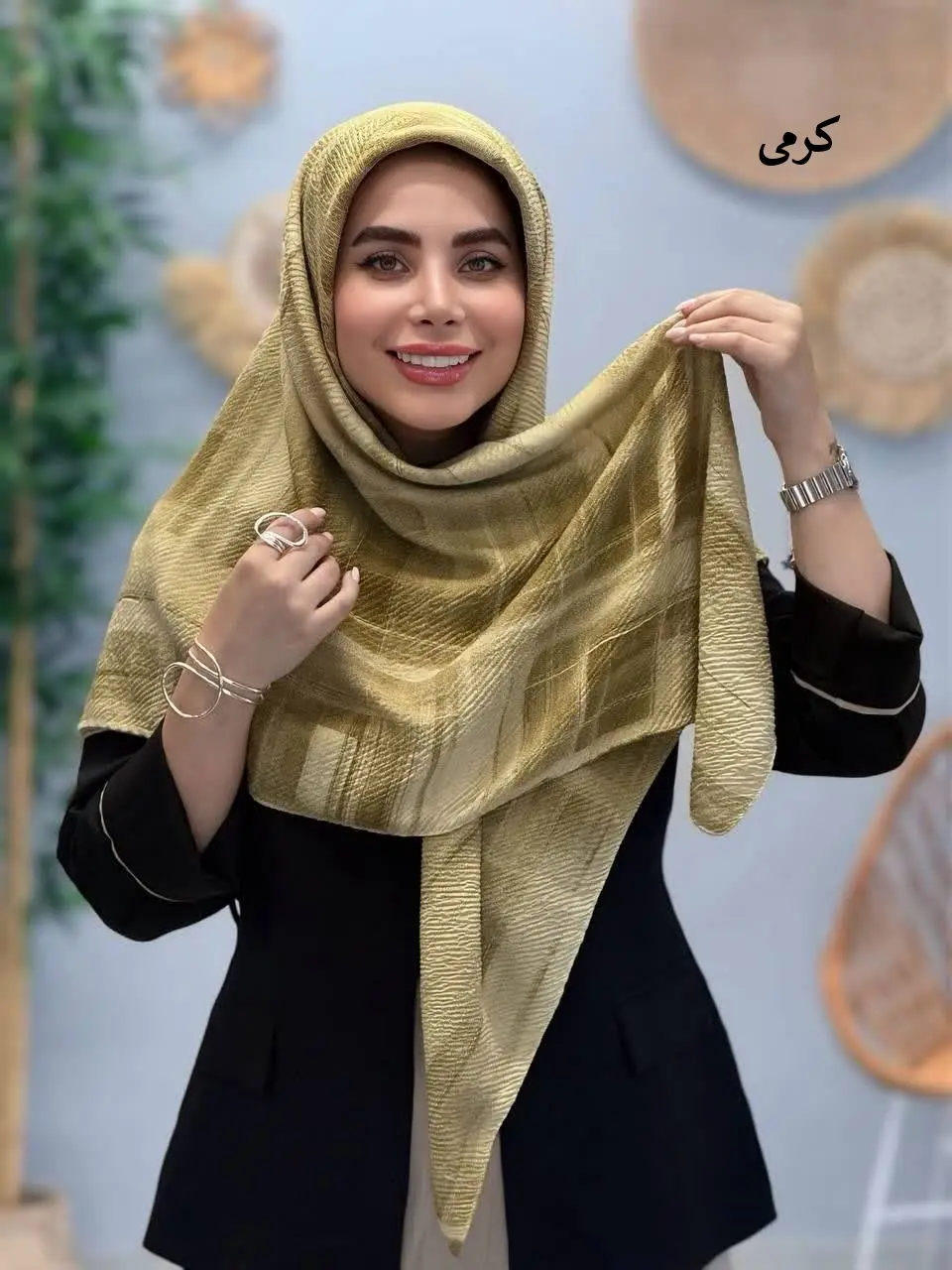 3456-روسری پلیسه الهام